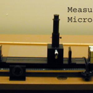 measure speed of light rotating mirror