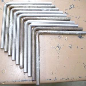 3/8 inch dia. by 5 inches by 5 inches right angle rods