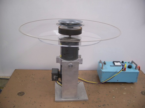 Dynabrolly apparatus, power supply on a table