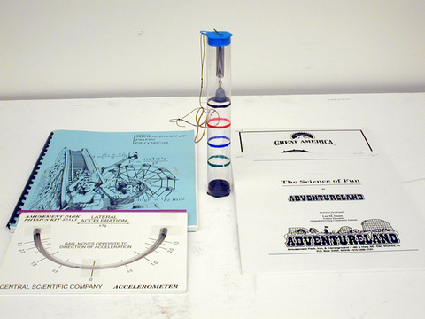 Accelerometers and guides to amusement parks
