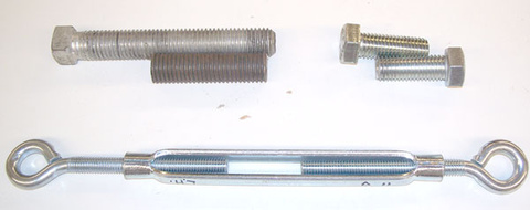 bolts, different sizes