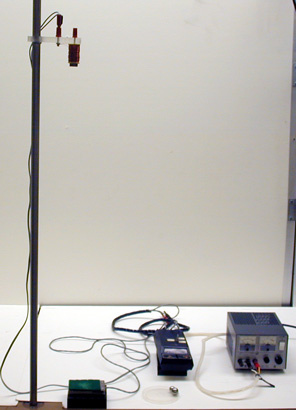 equipment for free-fall apparatus demo