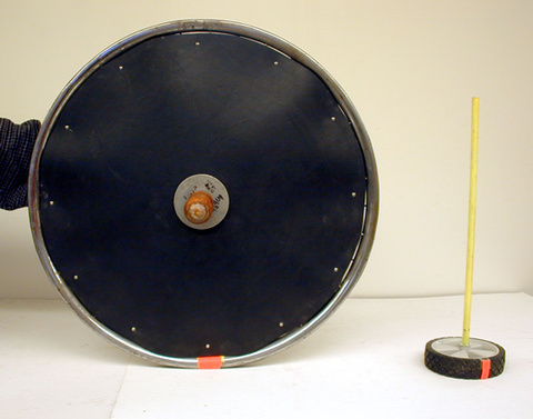 Bicycle Wheel, Lawnmower Wheel on Axel