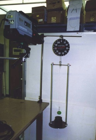 Tension in a Pendulum String Demo Set up