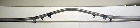'U' rails of different shapes, steel ball