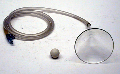 Ping-Pong Balls and Funnel with Plastic Tube