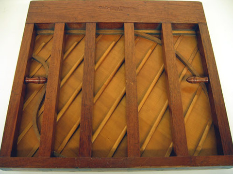 miniature piano sound board
