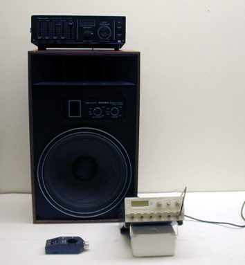 Speaker and other equipment for acoustics demo
