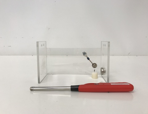 Lighter, Coin, and Candle
