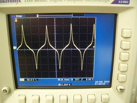 oscilloscope - Generator Trace