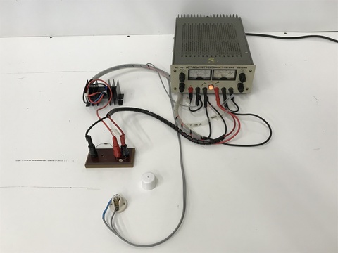 Night light with light sensitive resistor