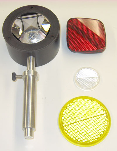 Glass and Plastic Corner Cube Reflectors