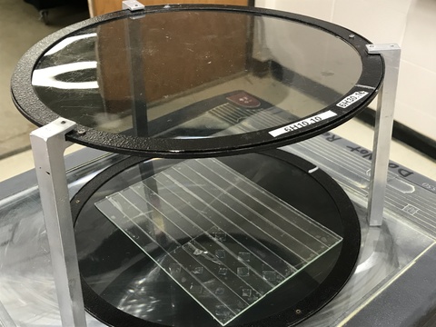 Cellophane Polarization Setup - Flag