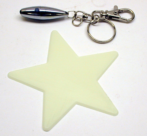 Glow in the Dark Star and Laser Pointer
