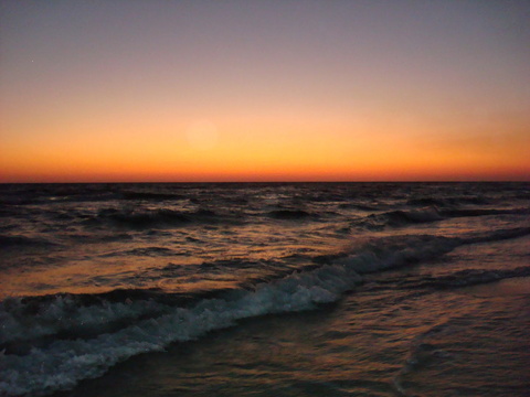 Sunset Over Water