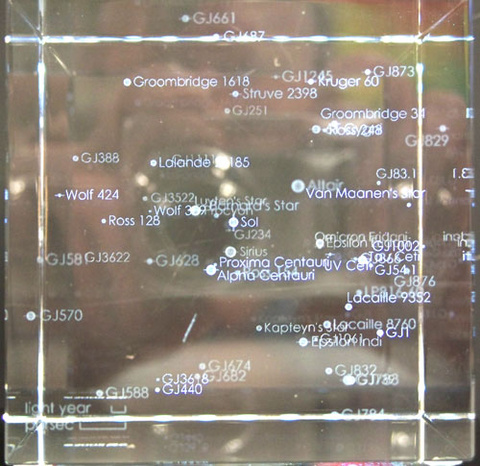 Local Star Map Crystal