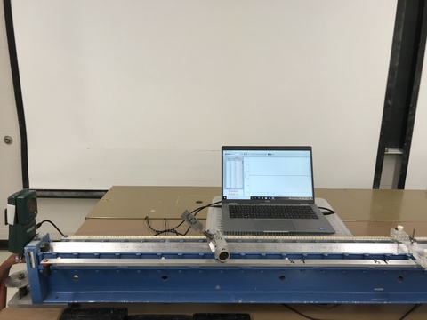 Double Spring Damped Air Glider Demo