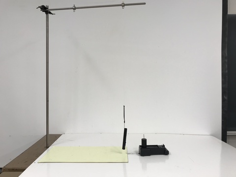 Measuring Constant Velocity - Car & Fluorescent Sheet & Laser Pendulum