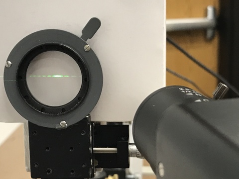 6Q20.10 - Optical Fourier Transform - Single Slit Diffraction Pattern